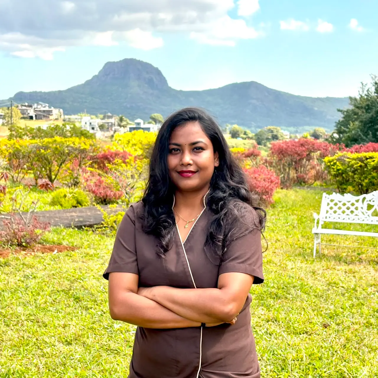 Pallabi, Ayurvedic therapist and stretching and mobility instructor at Olive Creek Wellness
